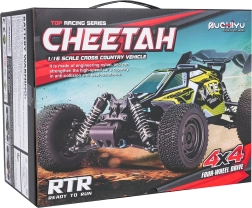 RC lenktyninė bagė CHEETAH 1:16 su bekolektoriniu varikliu