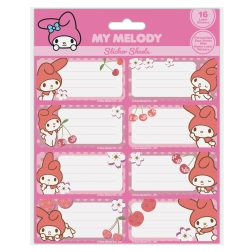 Cinnamoroll sąsiuvinių etiketės