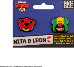 Brawl Stars ženkliukų rinkinys – Nita ir Leon