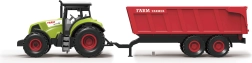 Traktorius su priekaba ir efektais