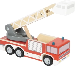 Vaikiškas gaisrinis automobilis su besisukančiomis kopėčiomis