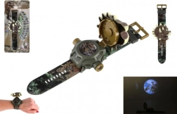 Vaikiškas skaitmeninis laikrodis su dinozauro projektoriumi