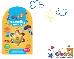 Žvaigždės formos vaško kreidelės, 6 spalvos