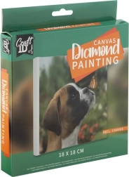 Grafix Diamond Painting Puppy 18x18 cm