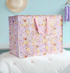 A Little Lovely Company - XL Storage Bag with Floral Pattern