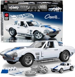 Hot Wheels Brick Shop Corvette Grand Sport konstruktorius 1:16, 918 detalių