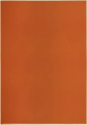 Skaidrus A4 L formos PVC aplankas, raudonas, 140 mikronų