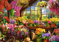 TREFL Puzzle Premium Plus Tea Time: Pavasario pasiruošimai 1000 dalių