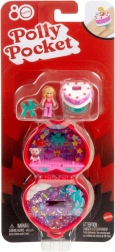 Polly Pocket jubiliejinis kompaktiškas rinkinys Mattel 80-mečiui su žiedu