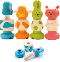 Djeco Wooden Screw Animals