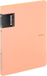 Pastelini A4 žiedinis segtuvas Abrikosų spalvos