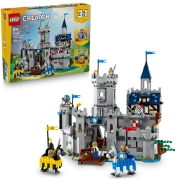 LEGO® Creator 3 viename 31168 Viduramžių pilis ir riteriai ant žirgų