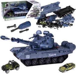 Surinkamas tankas su apšvietimu ir garsais