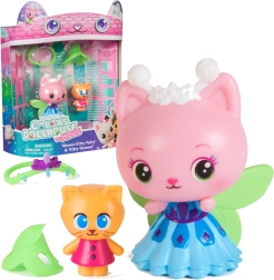 GABBY’S DOLLHOUSE filmas – figūrėlių rinkinys Karalienė Kitty Fairy ir Kitty Gnome su priedais