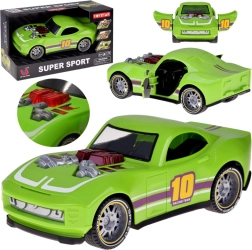 Sportinis lenktyninis automobilis su šviesomis ir garsais, atidaromomis durimis