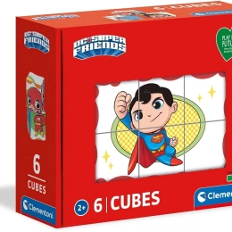 CLEMENTONI Play For Future Picture Cubes Super Friends, 6 cubes