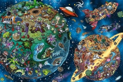 Dėlionė Treflikai kosmose