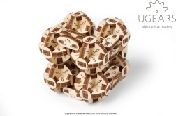 Ugears 3D medinė mechaninė dėlionė Flexi kubas
