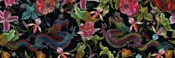 Panoramic puzzle Secret Garden: Dragon's Garden 1000 pieces