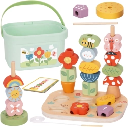 Medinė lavinamoji dėžutė 5‑in‑1 Magic Garden nuo Tooky Toy