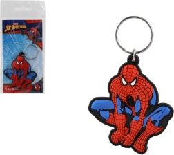 Guminis raktų pakabukas MARVEL SPIDER-MAN, sėdinti figūrėlė, 6 cm