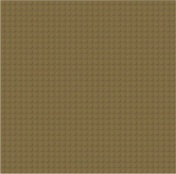 Tamsiai rudas statybinis pagrindas 25,5 x 25,5 cm