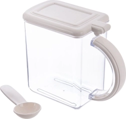 Kitchen container for dry foods 550 ml with lid and spoon
