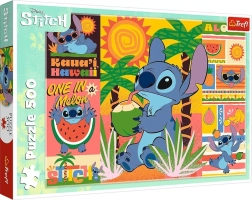 Dėlionė 500 detalių LILO IR STITCH – atostogos su Stitchu