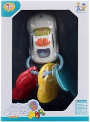 Vaikiški automobilių rakteliai su garsais ir melodija