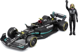 Mercedes-AMG F1 W14 E 1:24 su piloto figūrėle Lewis Hamilton nuo Bburago