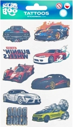 Laikinos tatuiruotės vaikams – automobilis