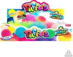 12 cm Color-Changing Ball, shaggy rubber