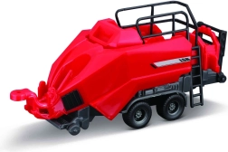 Bburago farm tractor MASSEY FERGUSON 8740S with 3 trailers 10 cm gift set