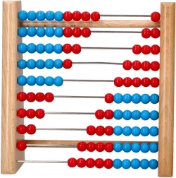 Mėlyna-raudona skaičiuoklė