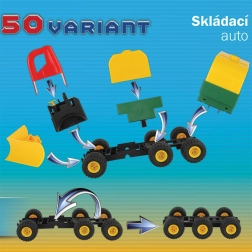 Combi Car 3 sulankstomas automobiliukas vaikams