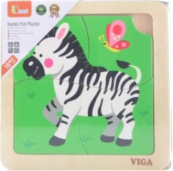 Medinė zebra dėlionė, VIGA