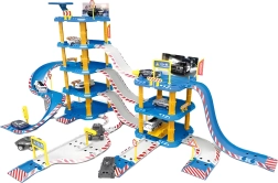 Large Police Station Garage, 4 Levels, Gas Station, 100 Pieces
