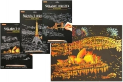 ARTLOVER grandomas paveikslėlis auksinis – naktinis Sidnėjaus operos vaizdas