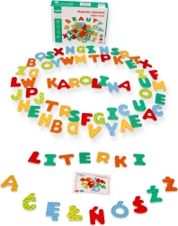 Medinės magnetinės raidės su lenkiškais ženklais