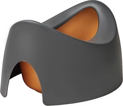 Dvigubas vaikų ergonomiškas naktipuodis su snapeliu Teggi, grafito