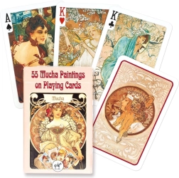 Žaidimo kortos Alfons Mucha