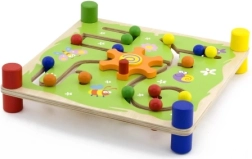 Viga „Sek ir stebėk“ Montessori medinis didaktinis žaidimas