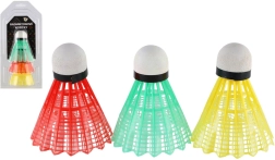Spalvoti badmintono kamuoliukai/plunksnos 3 vnt.