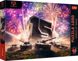 Trefl dėlionė 1000 detalių – WORLD OF TANKS 15-osios metinės