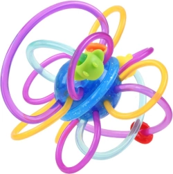 Sensorinis kūdikio kramtukas su barškučiu – B variantas