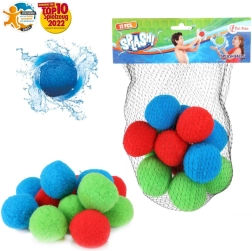 Daugkartinio naudojimo medžiaginiai vandens kamuoliukai 5 cm, 12 vnt. tinklelyje