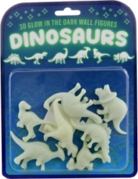 Šviečiančios lipnios dinozaurų dekoracijos
