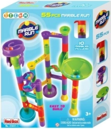 Plastikinė rutuliukų trasa, 55 dalys