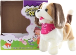 Interaktyvus šuniukas su skarele į plojimą