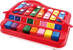 Ksifonas ir pianinas 2 viename vaikams, 24 cm